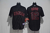 Texas Rangers #12 Rougned Odor Black Fashion Cool Base Stitched Jersey,baseball caps,new era cap wholesale,wholesale hats